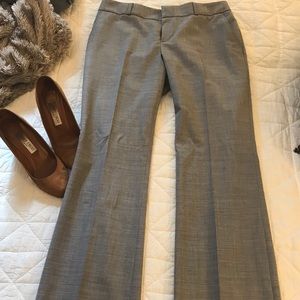 Banana Republic grey linen suit pants/trousers
